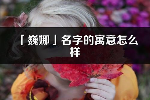 「巍娜」名字的寓意怎么樣_巍娜的出處