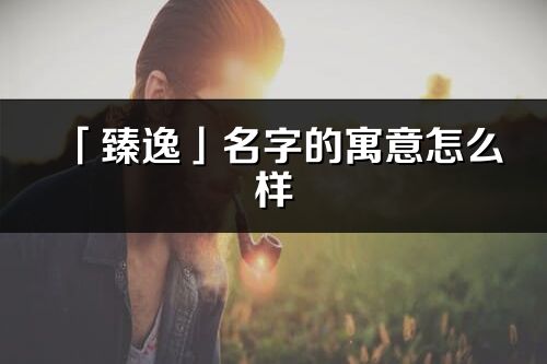 「臻逸」名字的寓意怎么樣_臻逸的出處