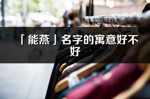 「能燕」名字的寓意好不好_能燕含義分析