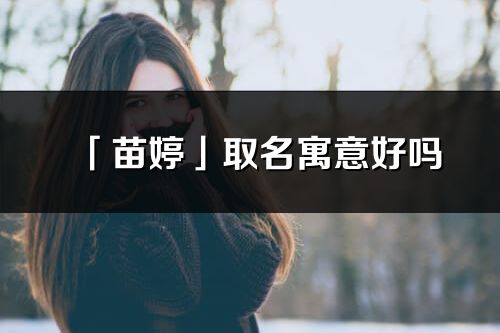 「苗婷」取名寓意好嗎_苗婷名字含義及寓意