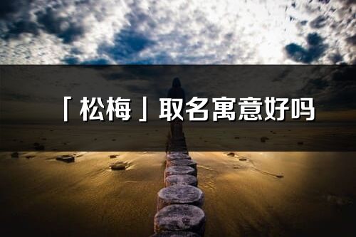 「松梅」取名寓意好嗎_松梅名字含義及寓意