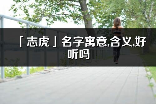 「志虎」名字寓意,含義,好聽嗎_志虎名字分析打分