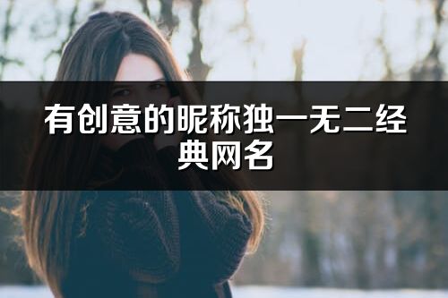 有創(chuàng)意的昵稱獨(dú)一無二經(jīng)典網(wǎng)名