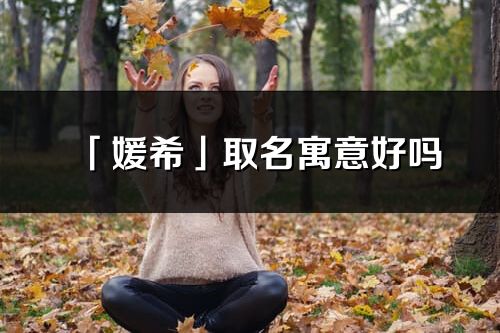 「媛希」取名寓意好嗎_媛希名字含義及五行