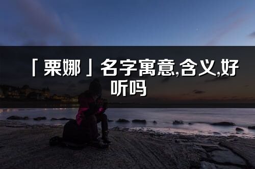 「栗娜」名字寓意,含義,好聽嗎_栗娜名字分析打分