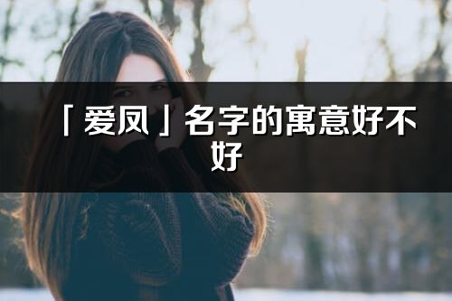 「愛鳳」名字的寓意好不好_愛鳳含義分析