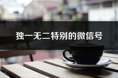 獨一無二特別的微信號(優選412個)