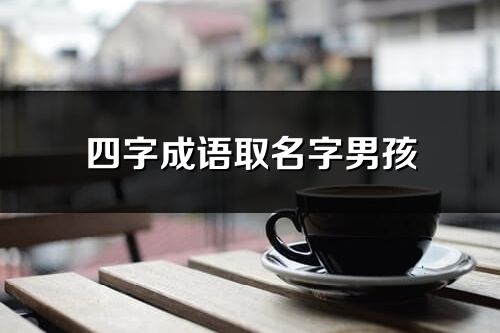 四字成語取名字男孩