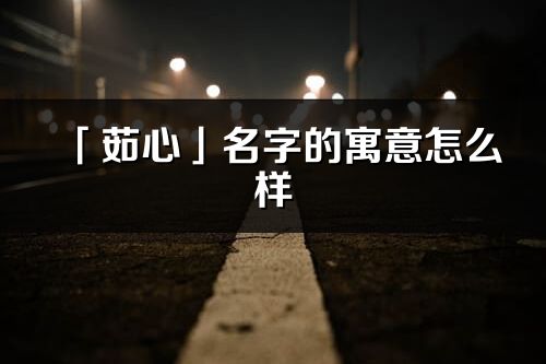 「茹心」名字的寓意怎么樣_茹心的出處