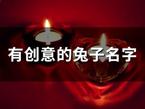 有創(chuàng)意的兔子名字(精選155個)