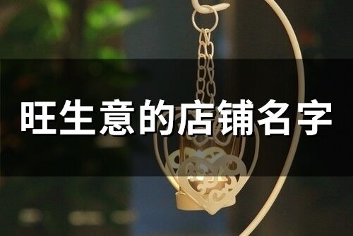 旺生意的店鋪名字(119個)