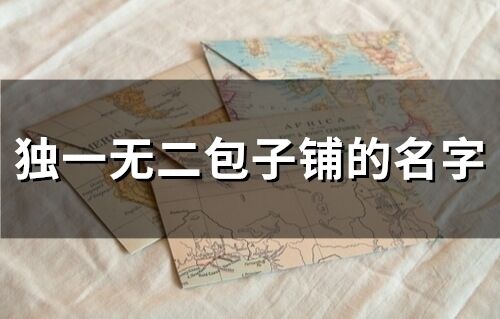 獨一無二包子鋪的名字(精選238個)