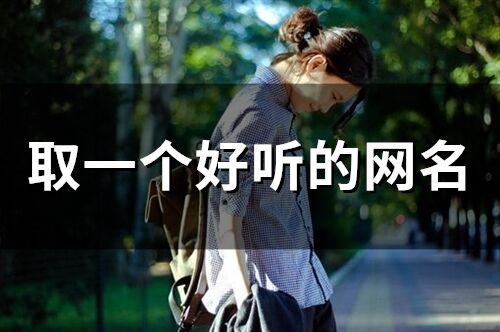 取一個好聽的網名(146個)