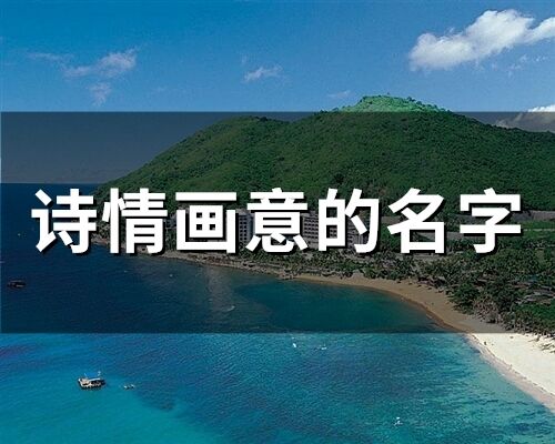 詩情畫意的名字(203個)