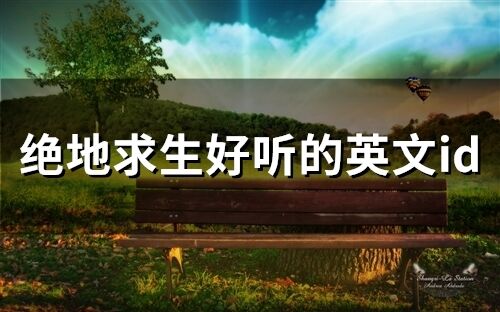 絕地求生好聽的英文id pubg好看的名字id