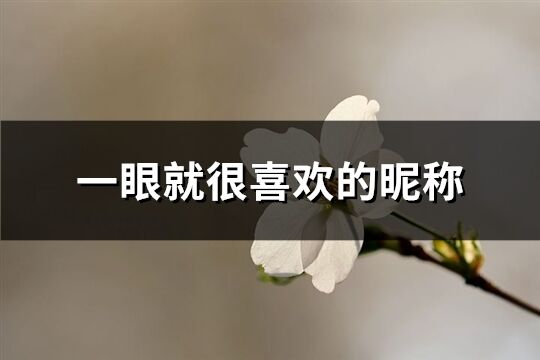 一眼就很喜歡的昵稱(優選264個)