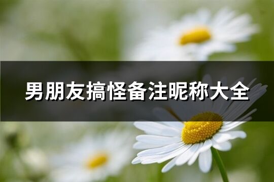 男朋友搞怪備注昵稱大全(精選118個)