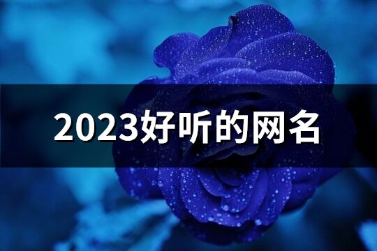 2023好聽的網名(精選1211個)
