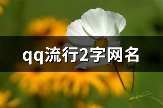 qq流行2字網(wǎng)名(1356個)