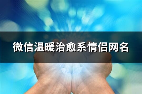 微信溫暖治愈系情侶網(wǎng)名(精選148個)
