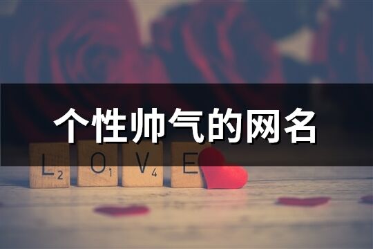 個性帥氣的網名(210個)