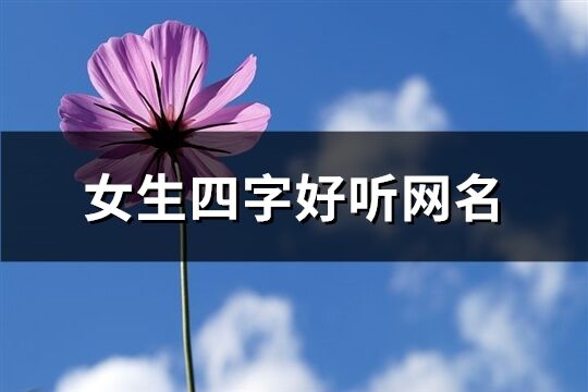 女生四字好聽網名(共715個)