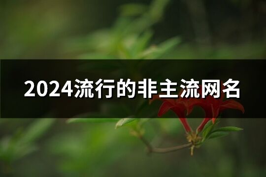 2024流行的非主流網(wǎng)名(177個)