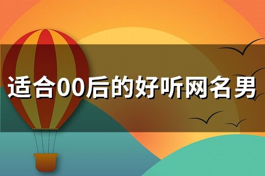 適合00后的好聽網(wǎng)名男(102個)