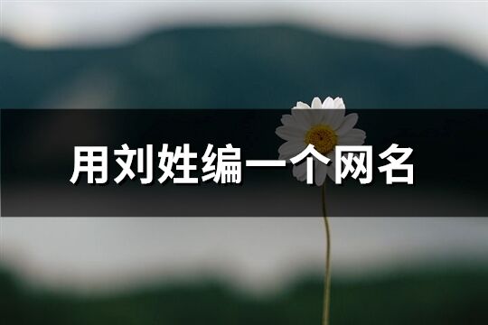 用劉姓編一個網名(共67個)