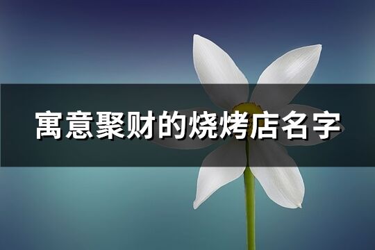寓意聚財(cái)?shù)臒镜昝?優(yōu)選218個(gè))