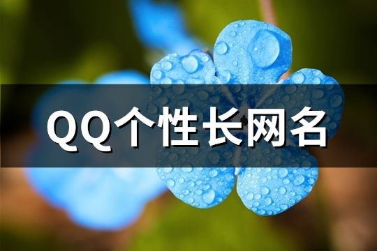 QQ個(gè)性長(zhǎng)網(wǎng)名(137個(gè))