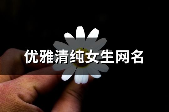 優雅清純女生網名(共73個)