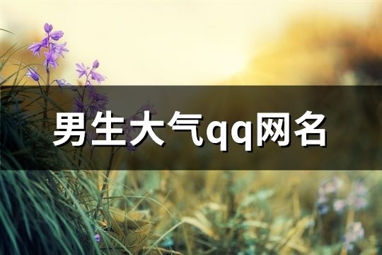 男生大氣qq網名(共213個)