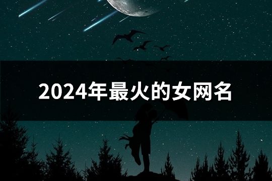 2024年最火的女網名(1755個)