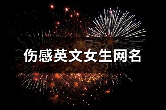 傷感英文女生網(wǎng)名(精選155個(gè))